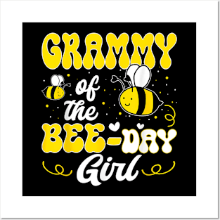 Party Matching Birthday Sweet Grammy Of The Bee Day Girl Posters and Art